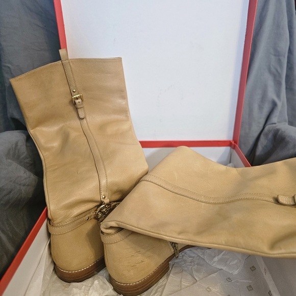 Coach Elm Calf Black Leather Boots, Size 10M - Picture 4 of 7